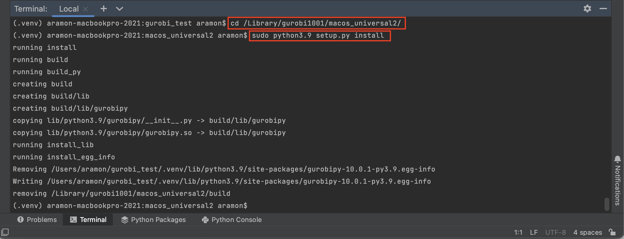How do I use Gurobi with PyCharm? – Gurobi Help Center
