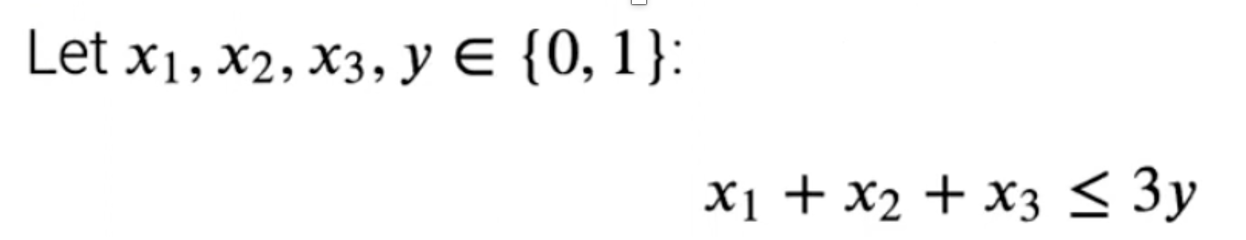Aggregated form of a MIP